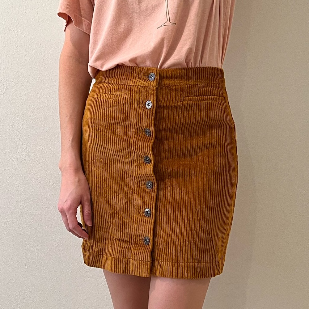 Chelsea and Violet corduroy mini skirt